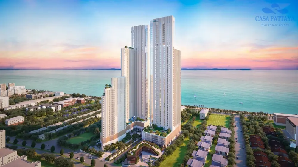 Studio house for rent in Jomtien at Skypark Lucean Jomtien Pattaya
