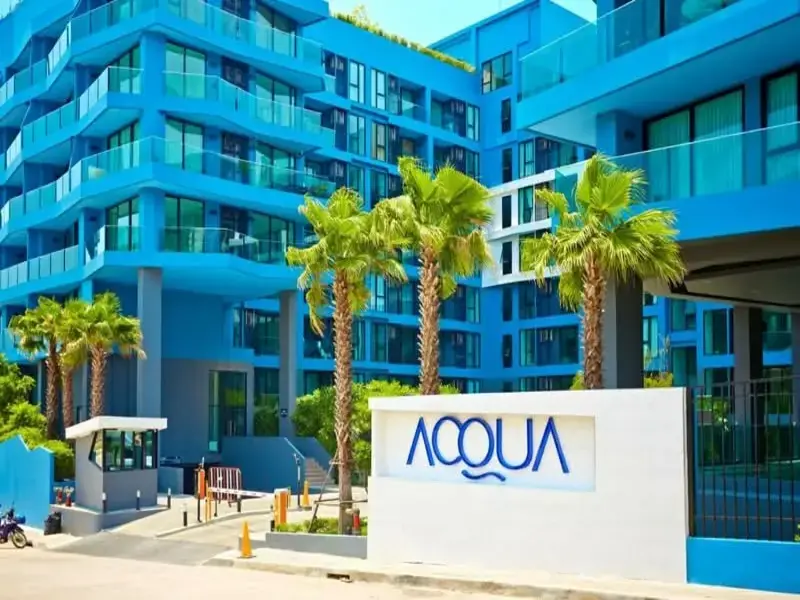 1-bedroom condo for rent in Jomtien at Acqua Condominium Jomtien