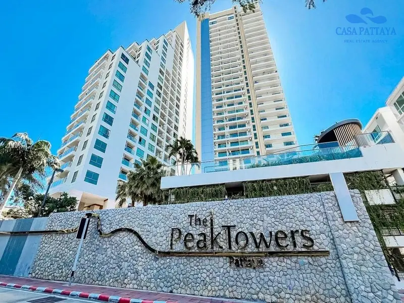 1-bedroom condo for sale in Pratumnak at The Peak Tower Pattaya